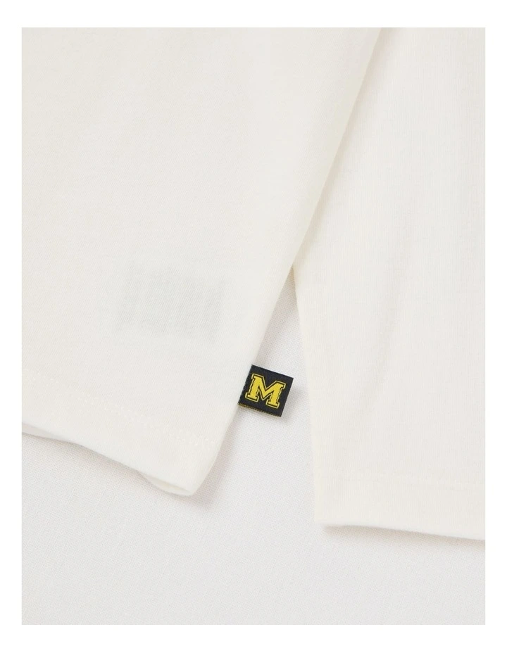 Essentials Long Sleeve T-Shirt in Wild White image 4