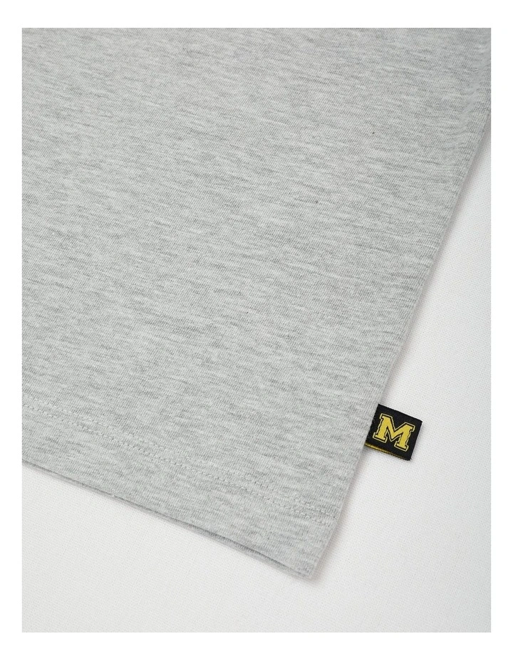 Short Sleeve Textured Print Tee in Monster Truck/Grey Marle image 4
