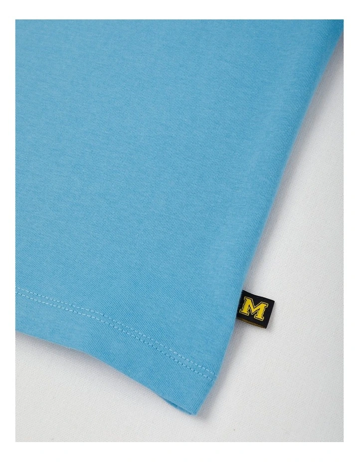 Short Sleeve Oversized Tee in Surf Shark Blue image 4