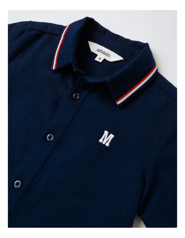 Oxford Shirt in Navy image 2