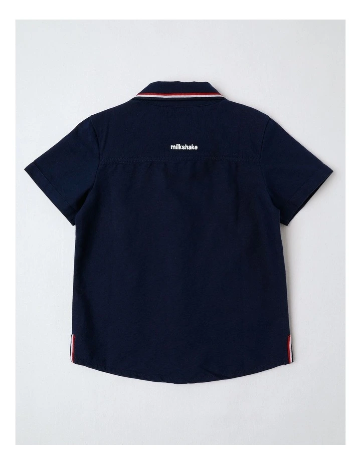 Oxford Shirt in Navy image 3