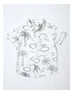 Linen Shirt in Island White