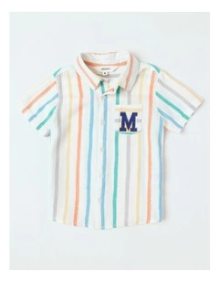 Linen Shirt in Rainbow