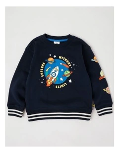 Essentials Crew Neck Sweat in Navy