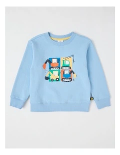 Essentials Crew Neck Sweat in Light Blue