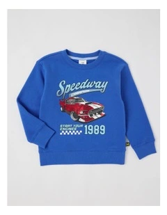 Essentials Crew Neck Sweat in Blue