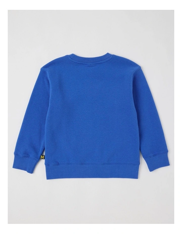 Essentials Crew Neck Sweat in Blue image 3