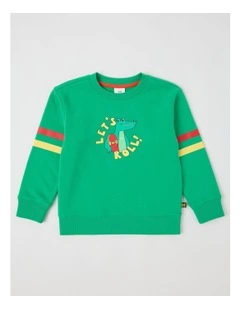 Essentials Crew Neck Sweat in Green