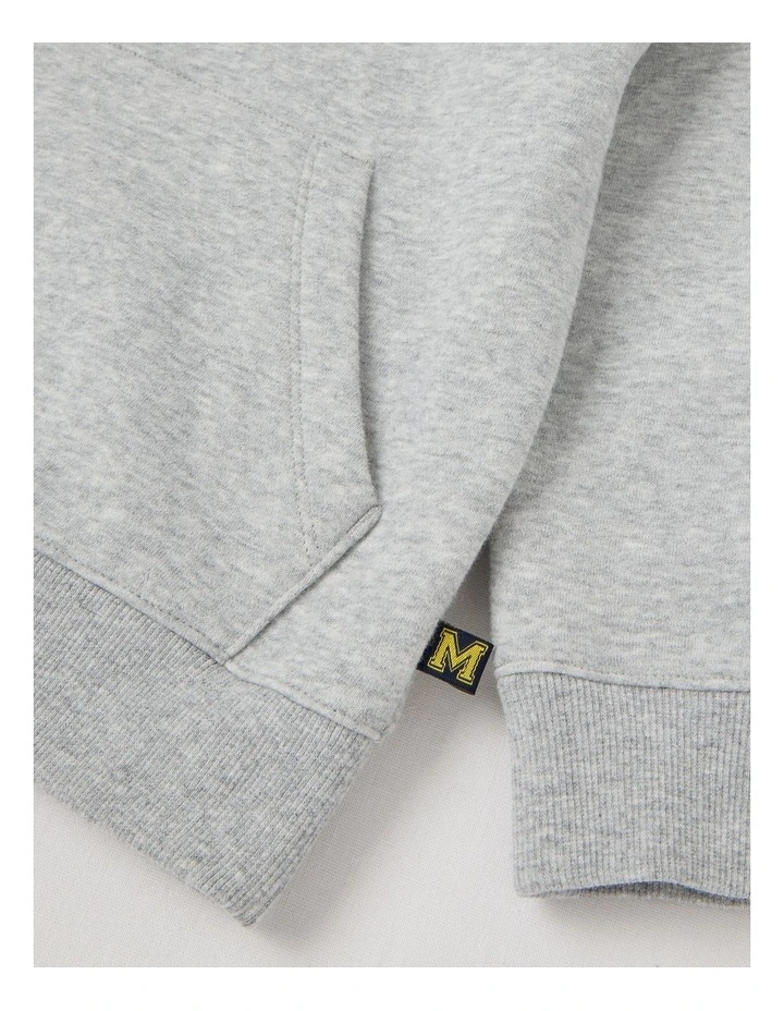 Essentials Hoodie in Grey Marle image 4