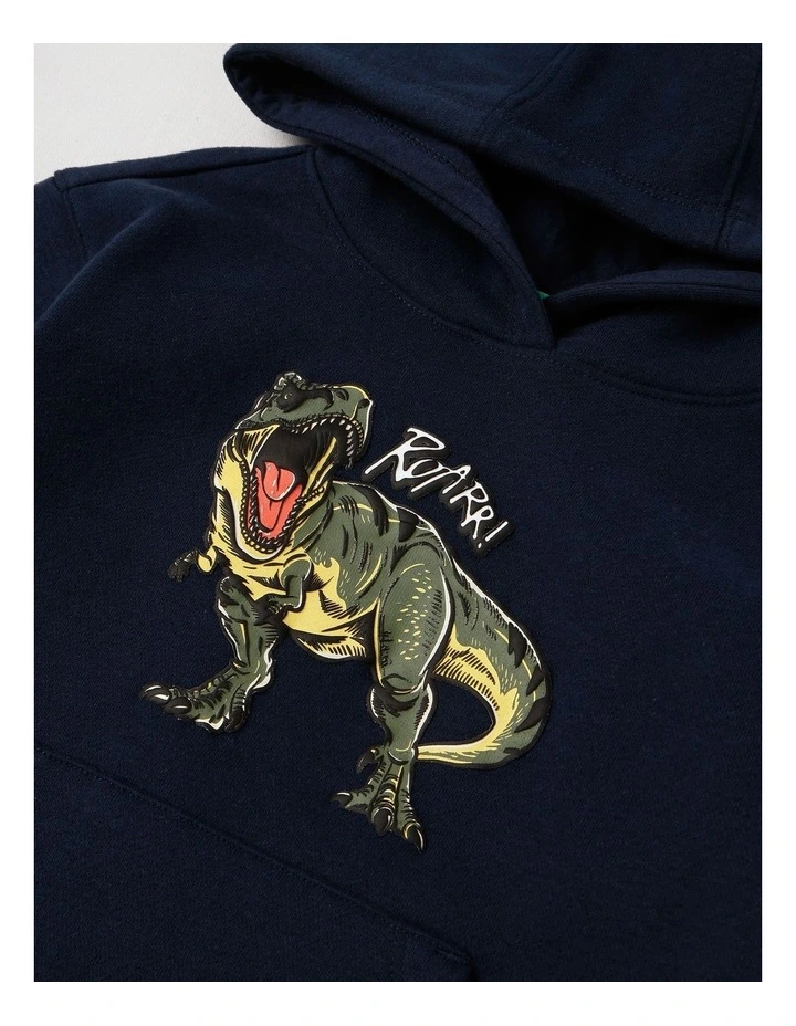 Essentils Hoodie in Navy image 2