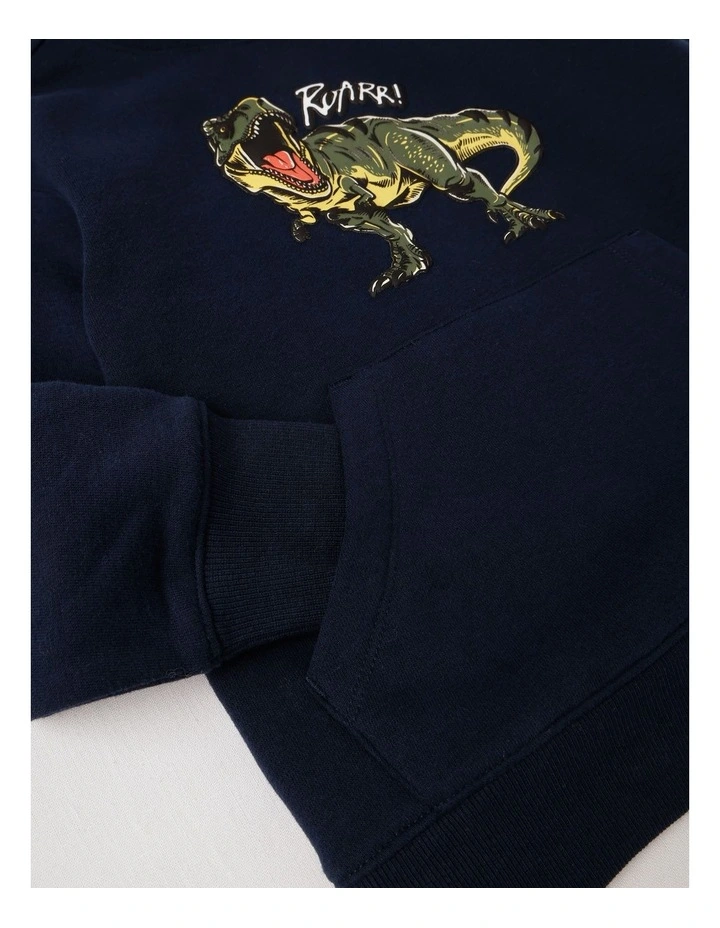 Essentils Hoodie in Navy image 4