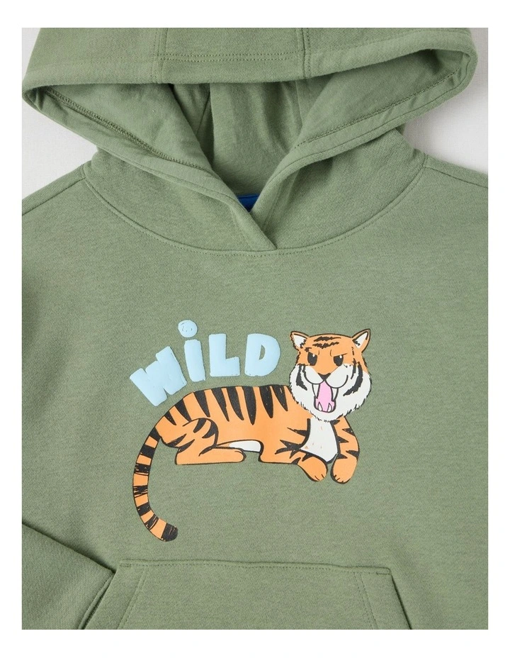 Essentials Hoodie in Khaki image 2