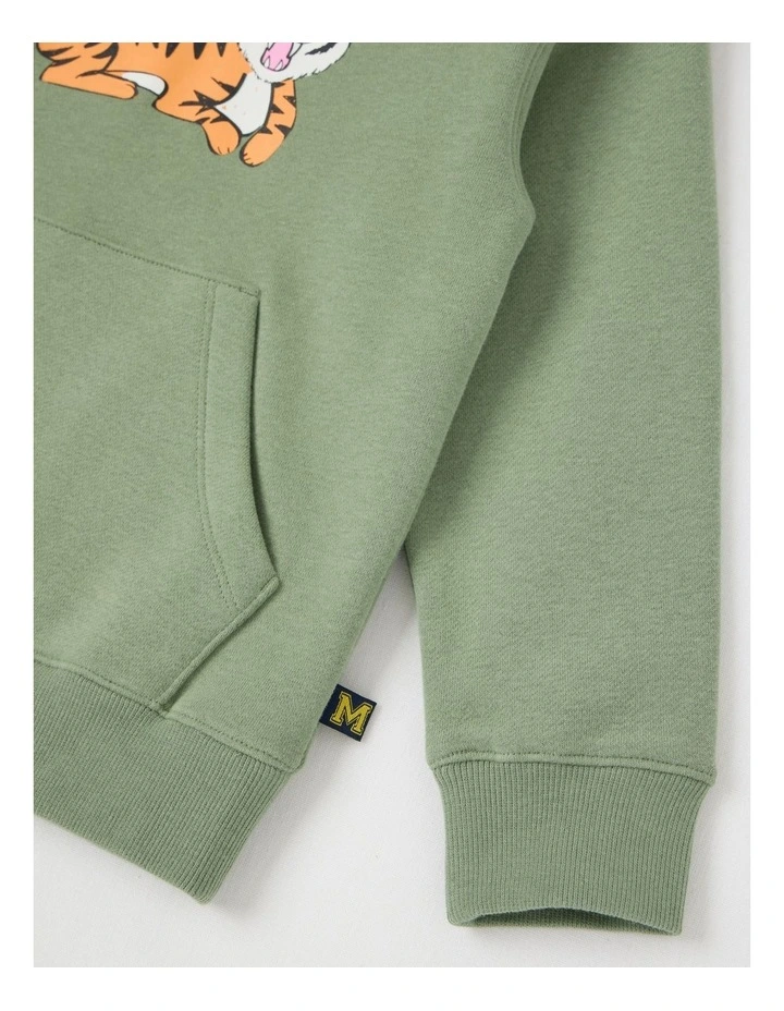 Essentials Hoodie in Khaki image 4