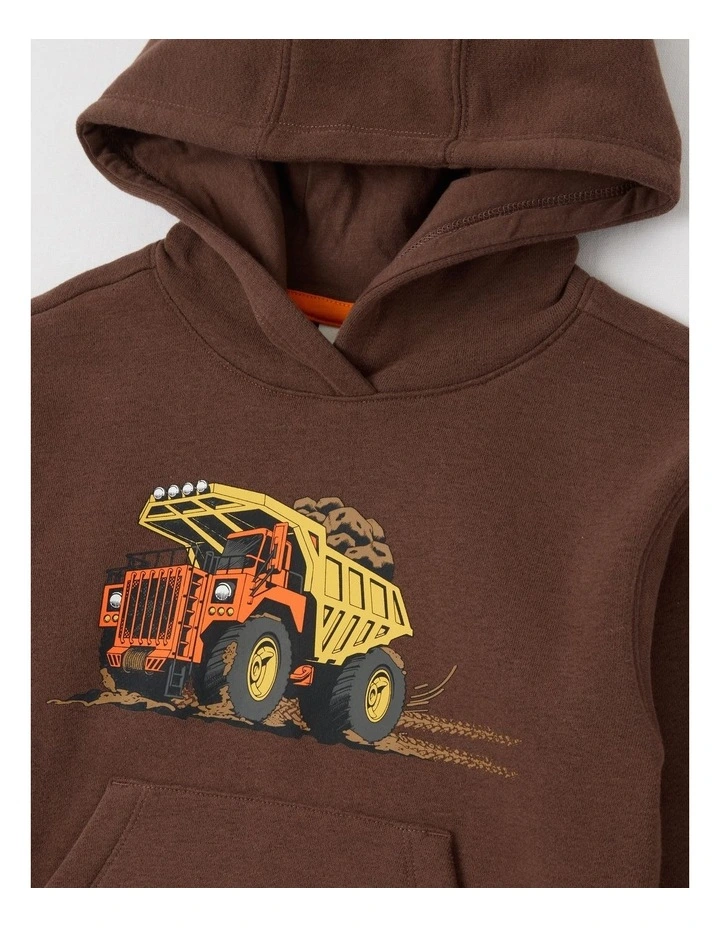 Essentials Hoodie in Brown image 2