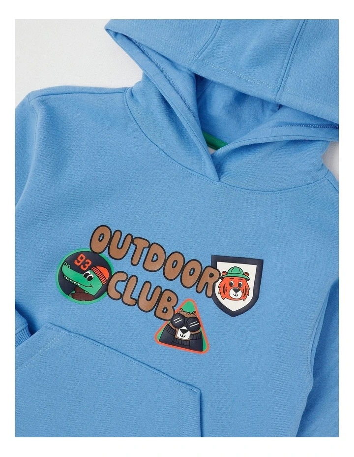 Essentials Hoodie in Blue image 2