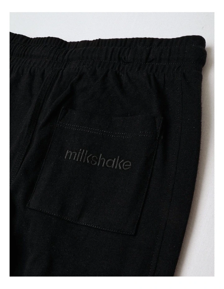 Essentials Jersey Jogger in Black image 5