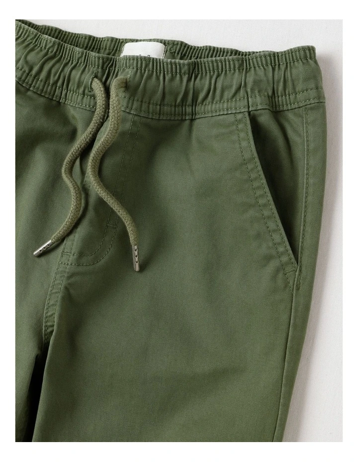 Pull On Chino Pant in Khaki image 2