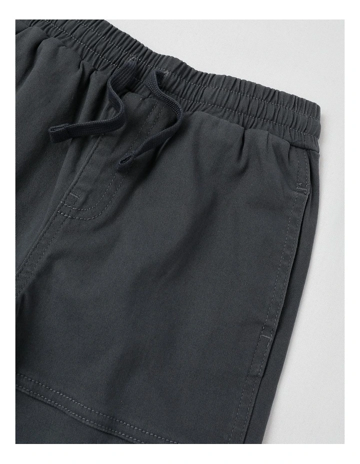 Pull On Cargo Pant in Dark Grey image 2
