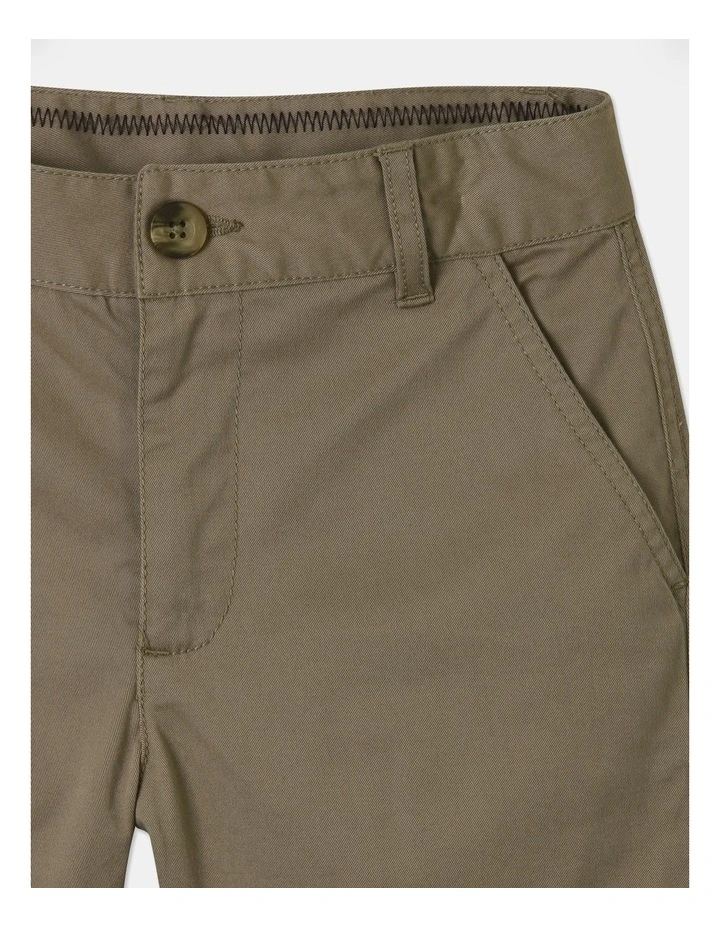 5 Pocket Chino Short in Brown image 2