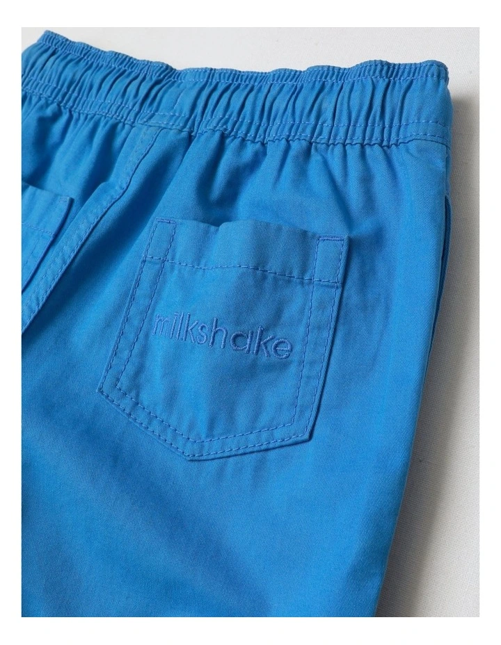 Essentials Chino Pull On Short in Blue image 4
