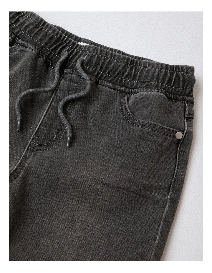 Denim Short in Grey image 2