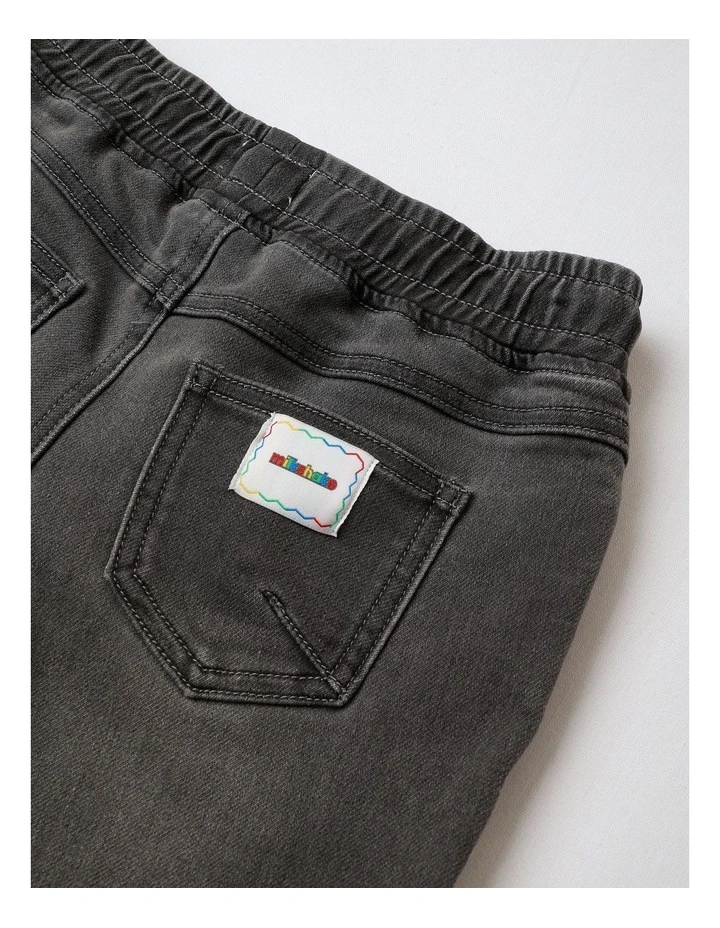Denim Short in Grey image 4