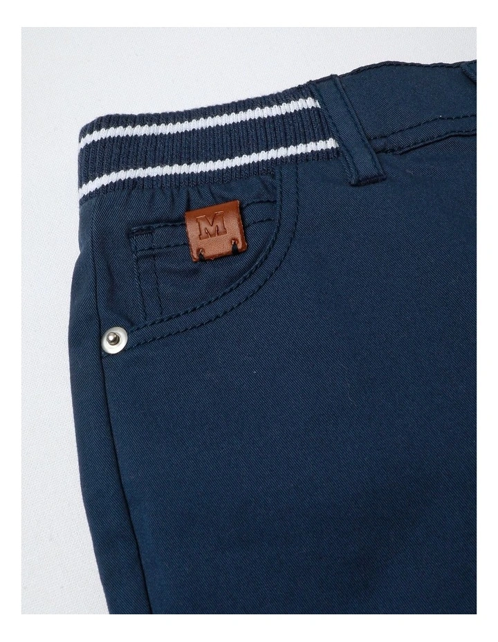 Stretch Chino Short in Navy image 4