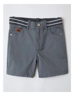 Stretch Chino Short in Grey