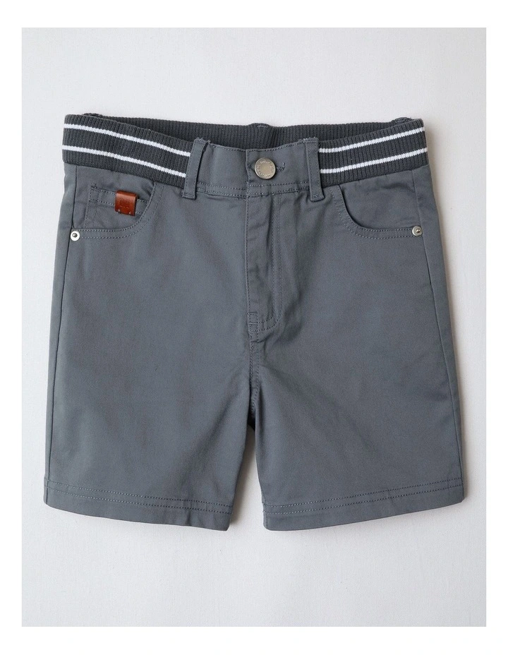 Stretch Chino Short in Grey image 1