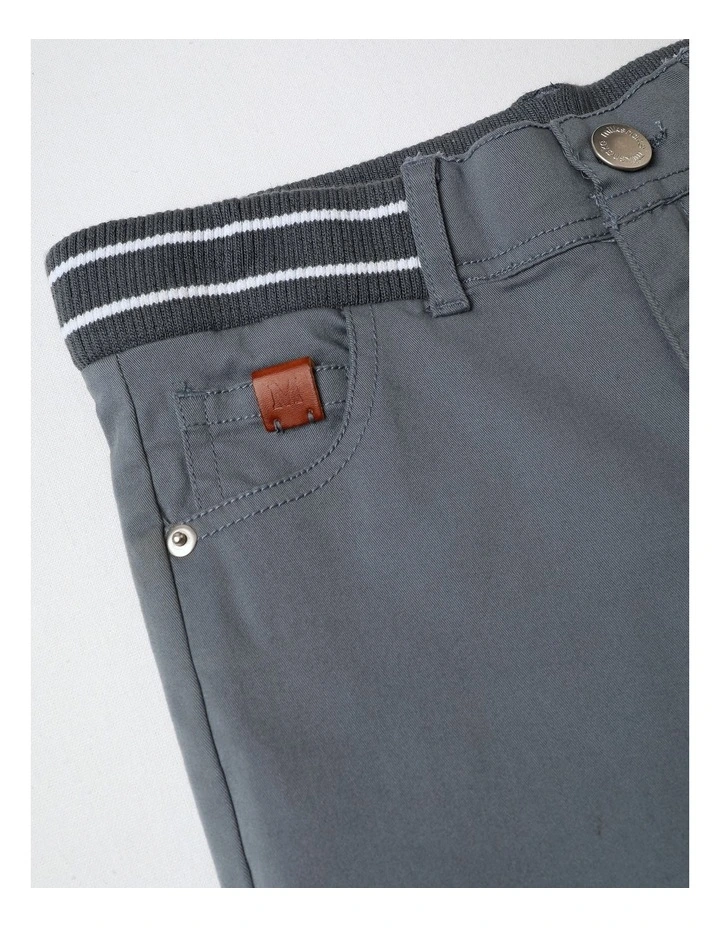 Stretch Chino Short in Grey image 3