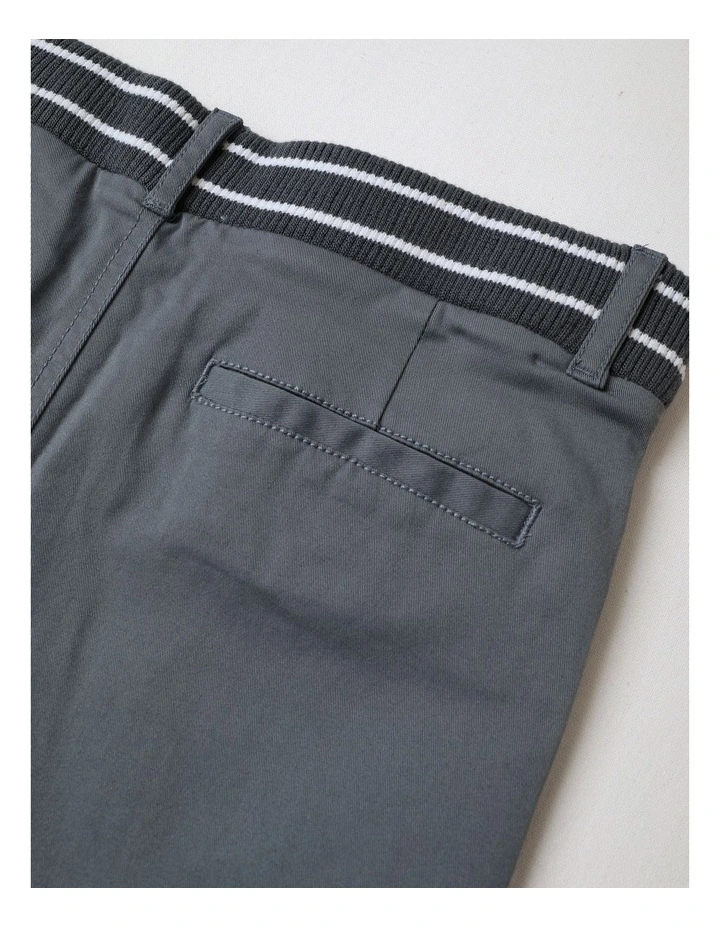 Stretch Chino Short in Grey image 4