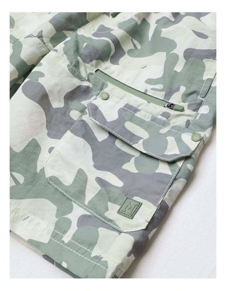 Cargo Short in Khaki Camo image 2
