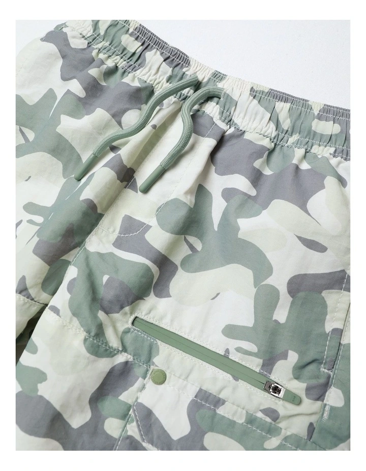 Cargo Short in Khaki Camo image 3