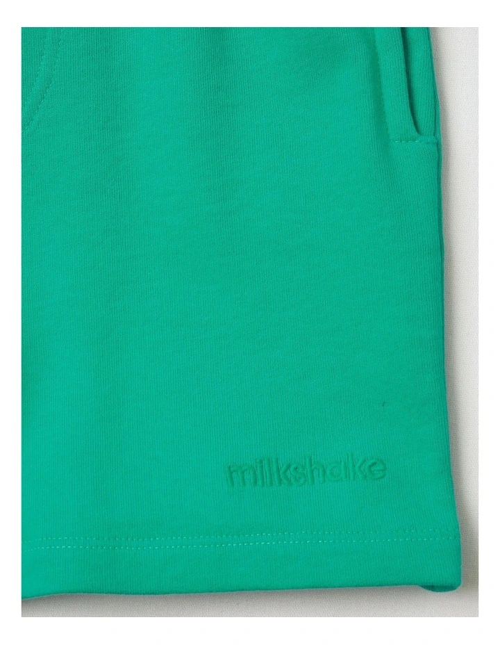 French Terry Short in Green image 2