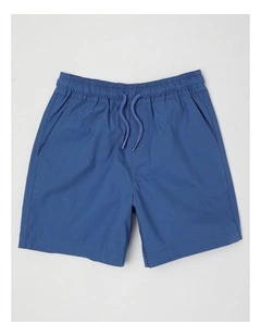 Woven Volley Short in Navy