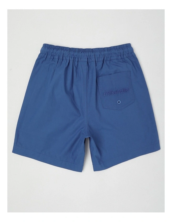 Woven Volley Short in Navy image 3