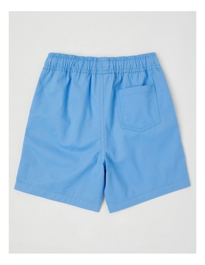 Essentials Chino Pull On Short in Blue image 3