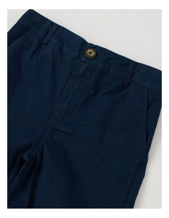 5 Pocket Stretch Chino Short in Navy image 2