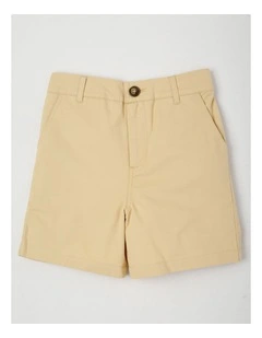 5 Pocket Stretch Chino Short in Tan