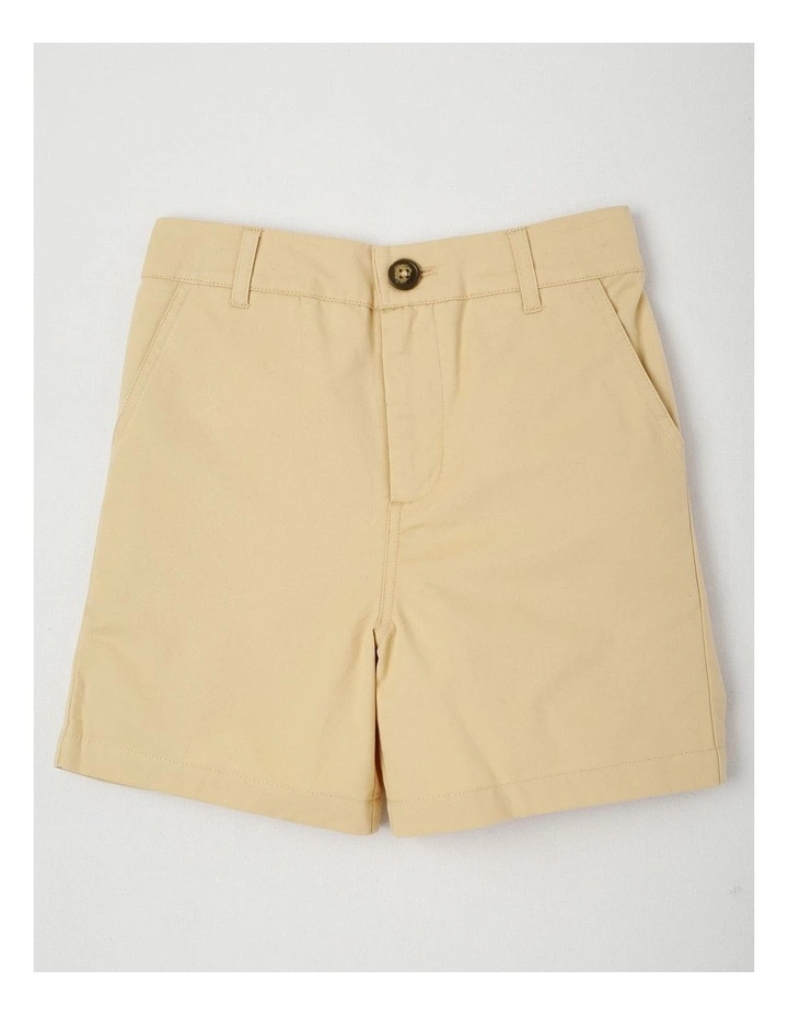 5 Pocket Stretch Chino Short in Tan image 1