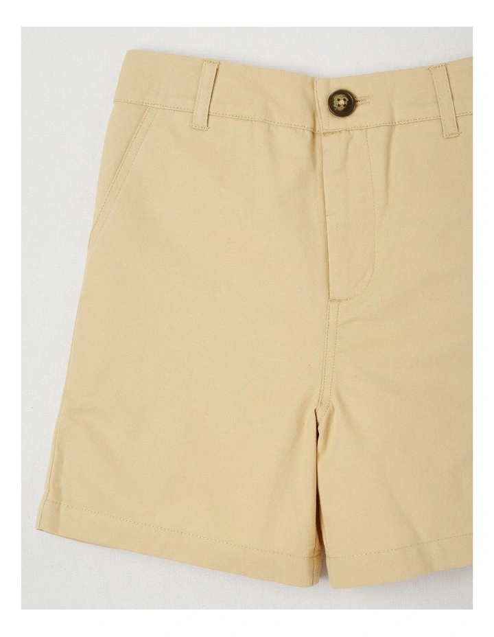 5 Pocket Stretch Chino Short in Tan image 2
