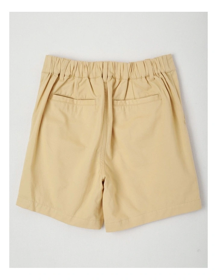 5 Pocket Stretch Chino Short in Tan image 3