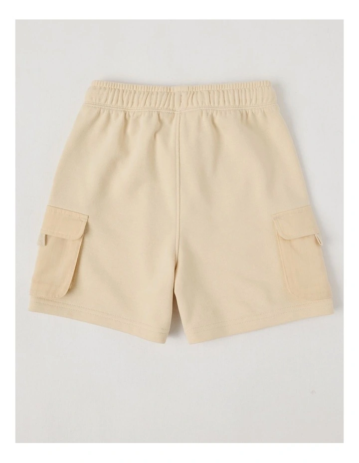 Knit Cargo Short in Sand image 3