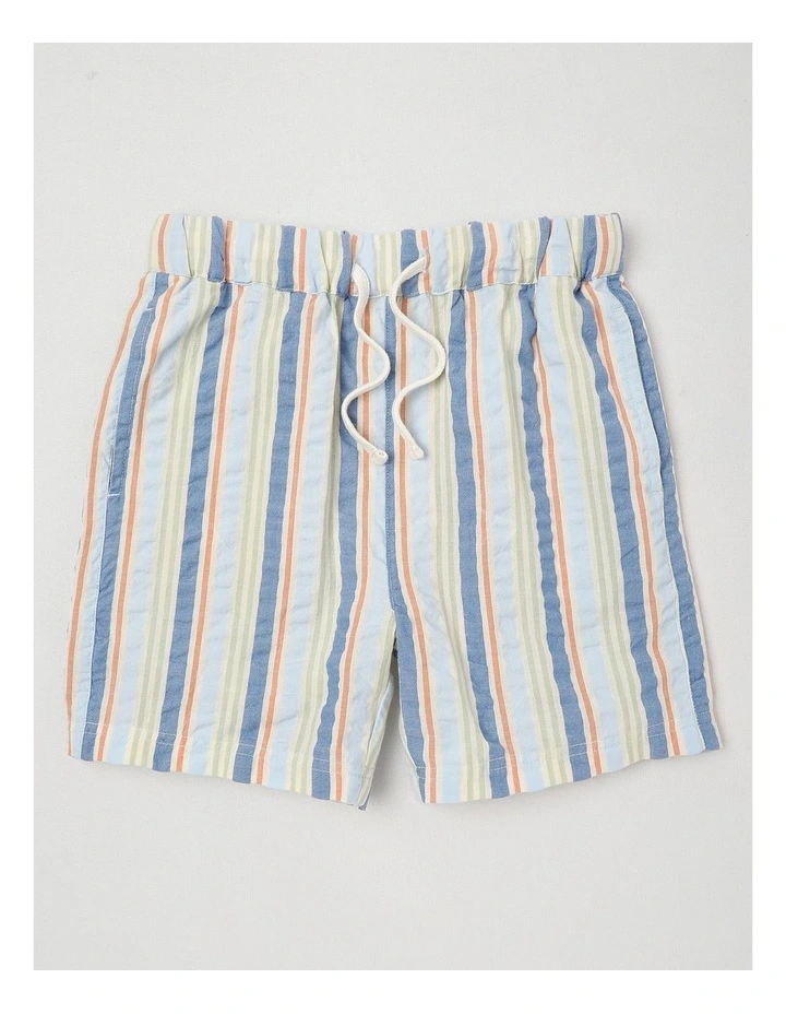 Seersucker Short in Multi Stripe image 1