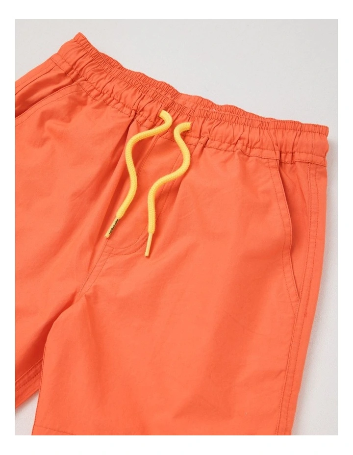 Woven Volley Short in Washed Red image 2