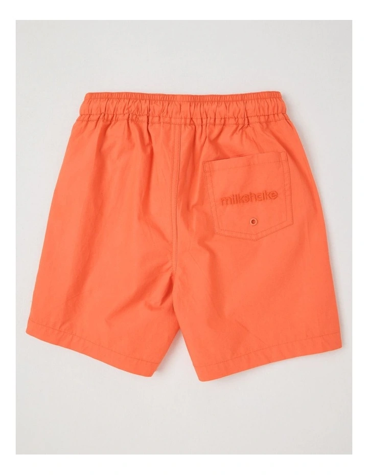 Woven Volley Short in Washed Red image 3