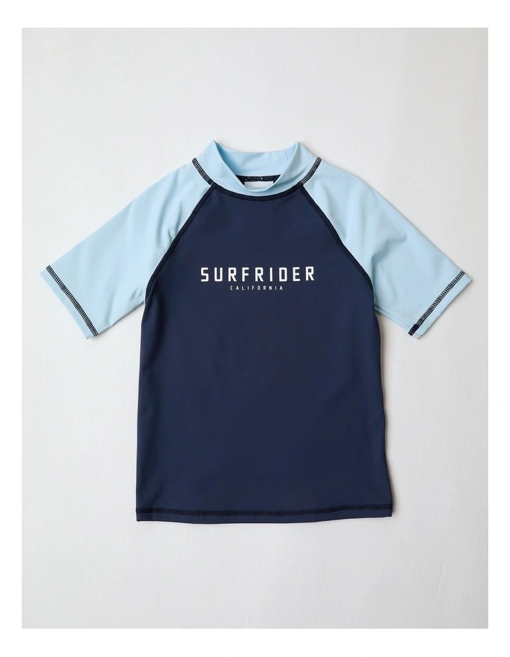 Recycled Rashvest in Blue image 1