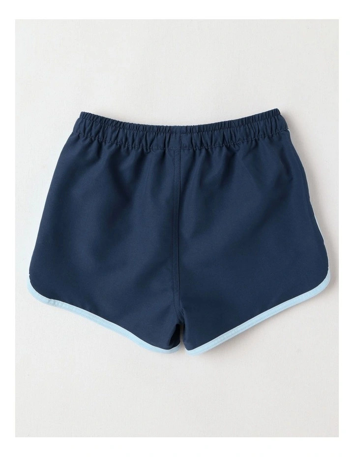 Recycled Boardshort with Side Stripe in Navy image 3