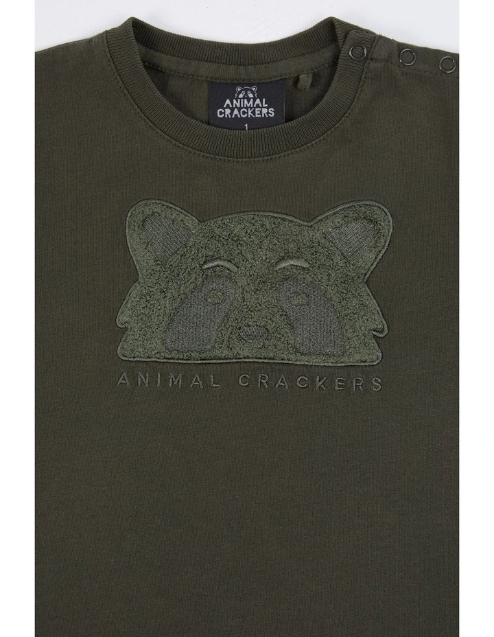 Summer Raffi Tee (Sizes 0-3) in Khaki image 3