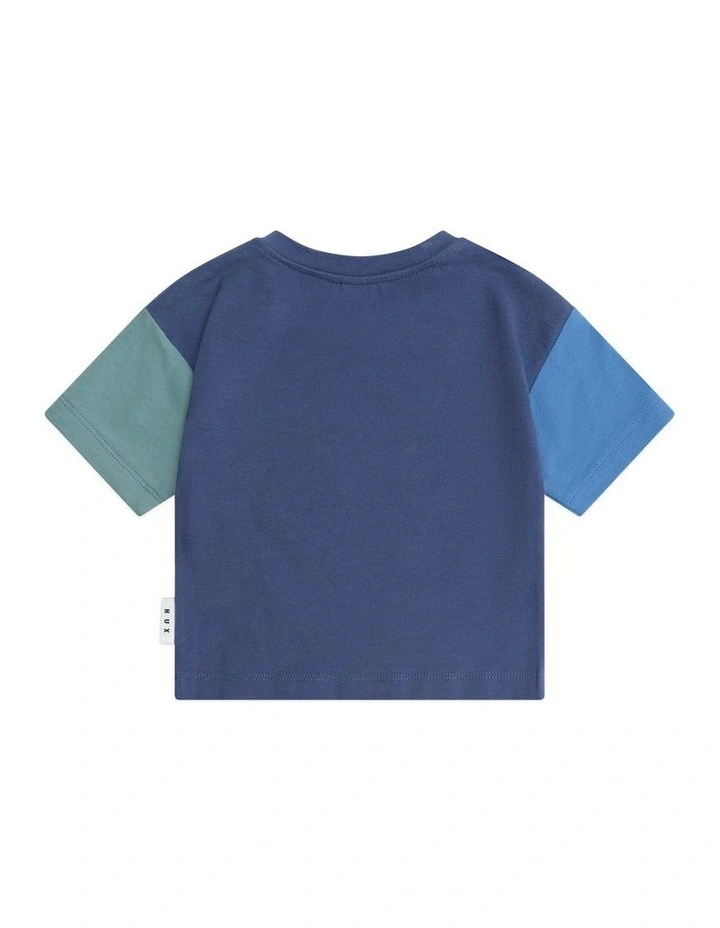 Aviator Huxbear Boxy Tee in Blue image 5